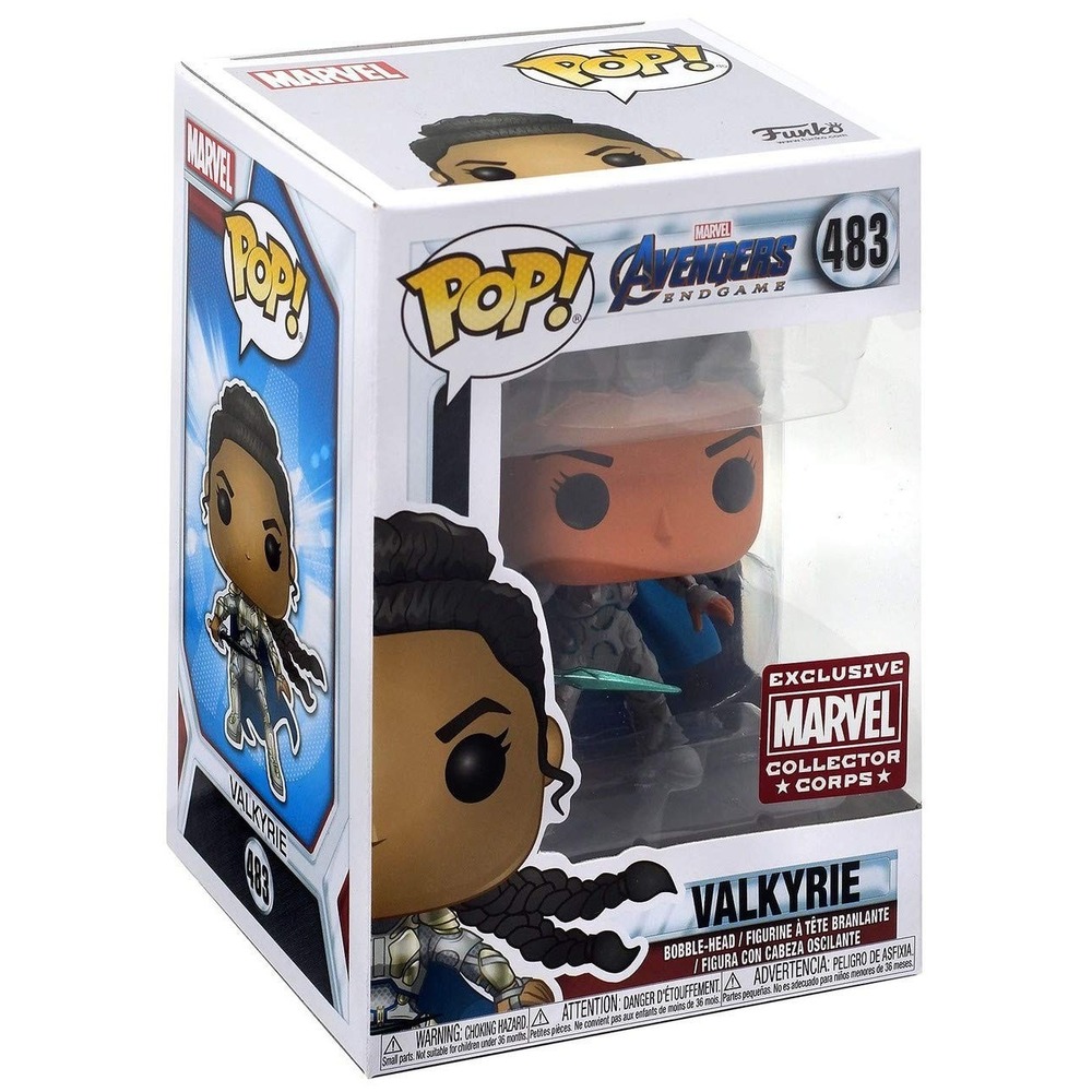 Funko Pop Avengers Endgame Valkyrie 483 Marvel Collector Corps Exclusive New - Picture 2 of 7